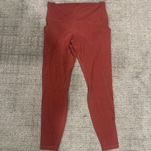 lululemon athletica Red Leggings